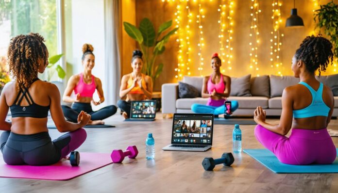 online workout support groups